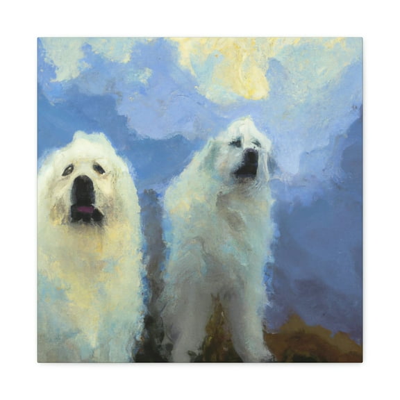 Majestic Great Pyrenees - Canvas