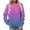 Light Violet, variant on ManxiVoo Women's Oversized Sweatshirt Drop Shoulder Comfort Fit Pullover Top For Relaxed Casual Style L Size Black