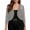 Gray, variant on Women's Sheer Mesh Crop Tops Shrug 3/4 Sleeve Going Out Lightweight 2026 Spring Summer Cardigan Jacket Purple M