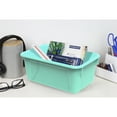thumbnail image 5 of Storex Small Cubby Bin, Teal, Pack of 5, 5 of 5