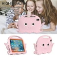 thumbnail image 7 of SaniMore for iPad Mini 6th Generation 8.3" 2021 Kids Waterproof Case, EVA Foam Cover with Shoulder Strap & Screen Protector Pencil Holder Kickstand & Holder Shockproof Protective Shell, Pink, 7 of 7