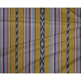 thumbnail image 4 of oneOone Tissu Polyester Lycra Rayé Ikat Imprimé 1 Yard 56 Pouces de Large, 4 of 4
