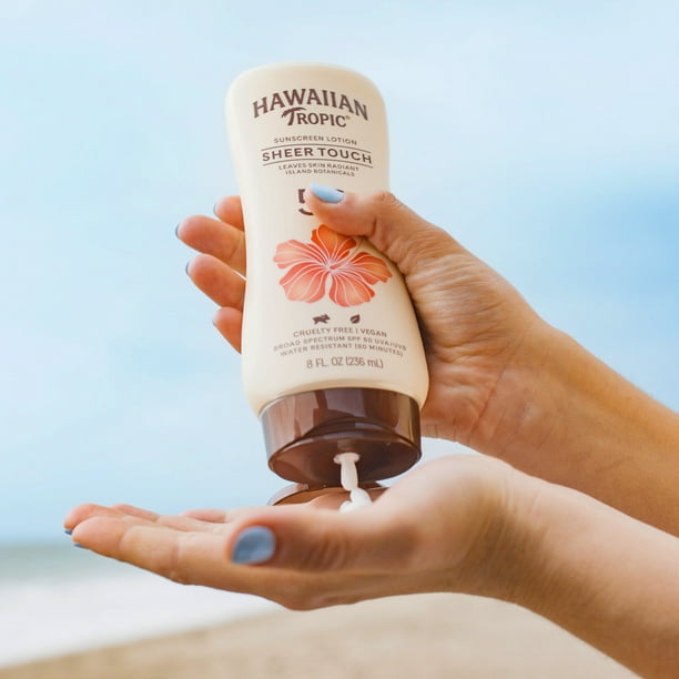 日焼け止め HAWAIIAN TROPIC Sunscreen Lotion 70 Hawaiian Tropic Sheer Touch Sunscreen Lotion, SPF 70, 8 fl oz