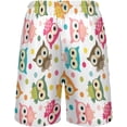 thumbnail image 3 of GZHJMY Owl Pajama Pants Short for Men, Lounge Pants Lightweight Men Pajama Bottoms with Drawstring Pockets, Christmas New Year Birthday Gifts, Medium, 3 of 7