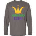 thumbnail image 3 of Inktastic Mardi Gras King Celebration Party Long Sleeve T-Shirt, 3 of 5