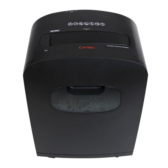 Royal CX112X 12-Sheet Crosscut Shredder with Basket
