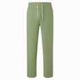 thumbnail image 4 of NOLDARES Boys Sweatpants - Ligthweight Athletic Boys Pants Relaxed Fit Youth Joggers with Pockets and Drawstring(Light Green,11-12 Years), 4 of 5