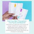 thumbnail image 4 of NannoPad Multipack (36 pads) - 100% Organic Cotton & Hypoallergenic - Regular, Super and Pantyliners for Full-Cycle Protection - Thin, Absorbent & Breathable, 4 of 8