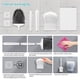 thumbnail image 3 of AYAOQIANG Paquete de 2 Escobilla de Baño con Soporte de Secado Ventilado, Cepillo de Silicona para Inodoro, Kit de Cepillo para Tazón de Limpieza de Baño, Cepillo de Baño de Limpieza Resistente, Blanco, 3 of 7