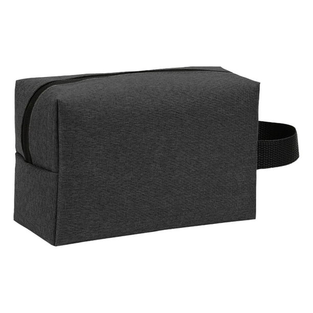 Neceser de viaje para hombre y mujer, impermeable, con asa, plegable, organizador para artículos de aseo, cosméticos y artículos de baño. Accesorio de viaje para el hogar, el gimnasio o el hotel.