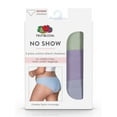 thumbnail image 5 of Fruit of the Loom Women's No Show Cheeky Underwear, 3-Pack, 5 of 10