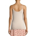 thumbnail image 5 of Time and Tru Spaghetti Straps Scoop Neck Solid Print Lingerie Camisole (Women's) 1 Pack, 5 of 6