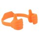 thumbnail image 1 of BR 1 soporte para teléfono móvil naranja con pulgares arriba para escritorio, soporte Universal Flexible para tableta, soporte para teléfono inteligente para iPhone, iPad, 1 of 3
