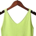 thumbnail image 4 of Hessimy Compression Tanks Tops for Women Seamless Shapewear Vest Tummy Control V Neck Camisole Cami Tops(Green,One Size), 4 of 4