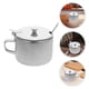 thumbnail image 4 of Juego de 3 azucareros, recipiente de azúcar, cuencos de sal de acero inoxidable, cuencos de especias para pimienta con cuchara y tapa para cocina, bote para condimentos para el hogar, 4 of 6