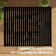 Mirador 10x 20 Outdoor Pergola, 80S Steel Frame w/ Adjustable Louvers Roof for Garden, Patio, Backyard, Charcoal