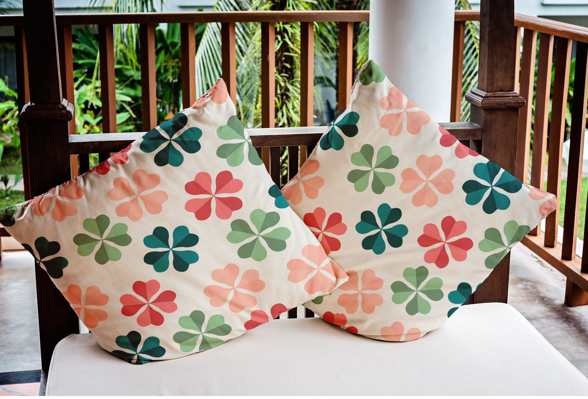 Simply Daisy 18" x 18" Modern, Contemporary St. Patrick's Day Polyester Throw Pillow