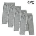 thumbnail image 2 of Cethrio Girls Bike Shorts, Summer 4 Pack Stretch Dancing Capri Leggings Gray Size 2-13T, 2 of 9