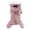 Pink, variant on Aosijia Dog Pajamas 4-Legs Plush Jumpsuit Pet Thicken Coat Hoodie Winter Warm Puppy Clothes Green M