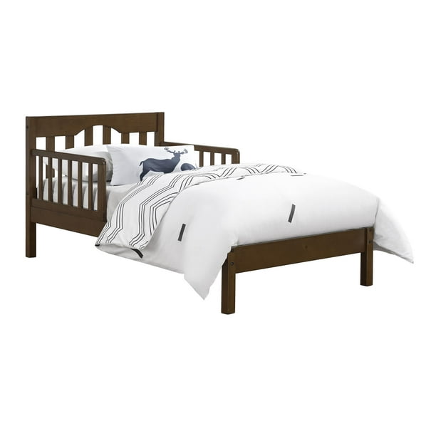 Baby Relax Carolina Toddler Bed Kids Bedroom Furniture Mocha Wood Walmart Com Walmart Com