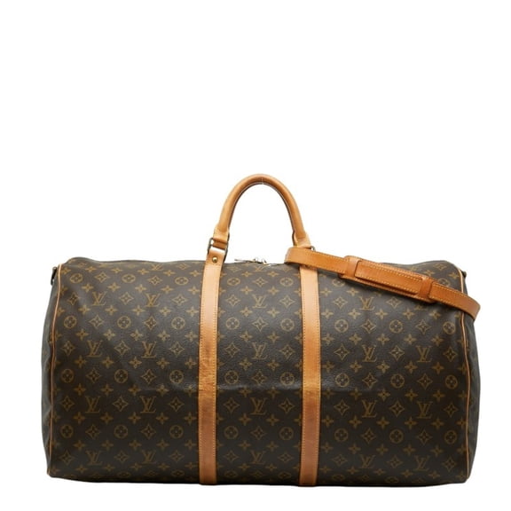 Pre-Owned Louis Vuitton Monogram Keepall Bandouliere 60 Boston/Shoulder Bag, 2-Way,... (Fair)