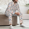 thumbnail image 7 of Fotbe 4th Of July1 Pattern Long Sleeve Pajama Set for Men,Sleepwear Set,2-piece Loungewear Set,Soft PJs Comfy Nightwear with Pockets-Medium, 7 of 7
