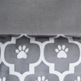 thumbnail image 3 of Contemporary Home Living 34" Gray Border Large Rectangular Lattice Cushion, 3 of 11