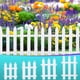thumbnail image 1 of Valla de Jardín de Pvc para Exteriores, Robusta, para Patio, Diseño Rural, Hermosa Decoración, Duradera, Incluye 1 Kit de Valla, Ideal para Huertos, Resistente a La Intemperie, Fácil Instalación., 1 of 4