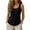 Black, variant on Cotton Linen Tank Top, Audhol Women's Summer Ice Wrinkled Cotton Linen Suspender Vest Black Women's Summer Sleeveless Vest L