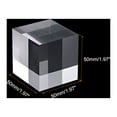 thumbnail image 2 of Uxcell 2"x2"x2" Soporte de Exhibición de Joyería Elevador Cubo Acrílico Pulido, Transparente, 2 of 5