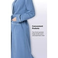 thumbnail image 4 of Long Women's Cotton Robes - Soft Robe Womens, 4 of 5