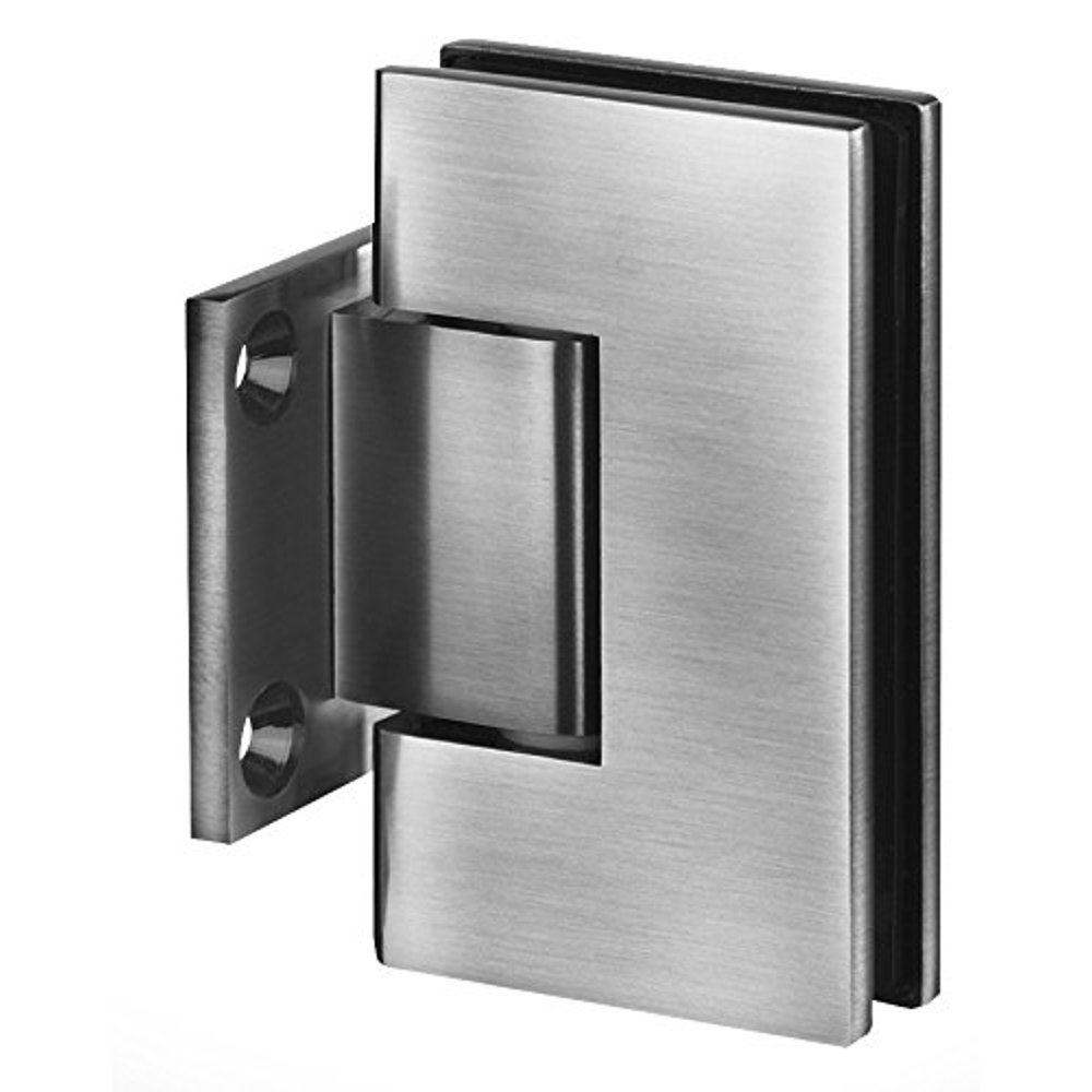 Brushed Nickel Frameless Shower Door Hinge