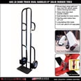 thumbnail image 2 of SNAP-LOC 600 lb Hand Truck Cart with Dual Handles and 8" Solid Rubber Tires, 2 of 2