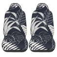 thumbnail image 6 of ZNDUO Blue Tropical Jungle Pattern Car Seat Covers, Breathable Polyester Universal Seat Covers for Cars, 2PCS Car Seat Covers Front Seats Only, 6 of 8