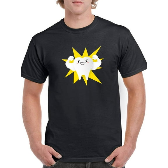 Strong Tooth T-Shirt Men -Image by Shutterstock, Male 3X-Large