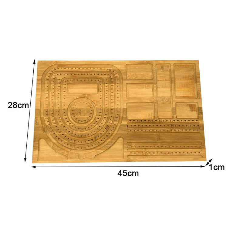 Enrichoice New Bamboo Combo Beading Board for Jewelry Bracelet Making and  Other Jewelry Necklaces Design Beading Mats Trays