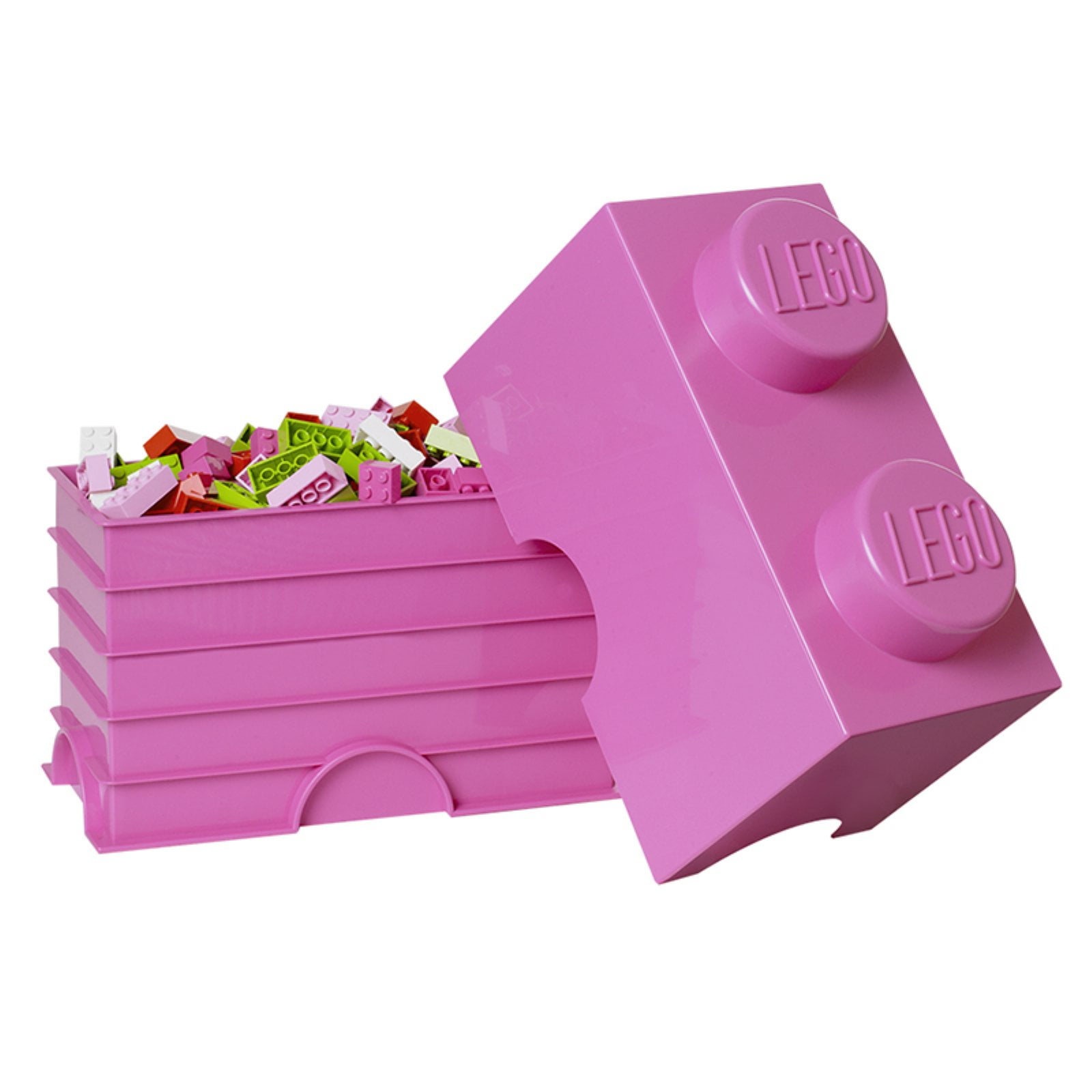 LEGO Storage Brick 2 Toy Box, Bright Red