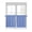 DarkBlue, variant on Kitchen Curtains 54 Inches length, Black White Stripe Window Treatment Curtain Drapes, Modern Minimalist Geometric Striped Decorative Window Curtains for Bedroom Cafe, 52"x54", 2 Panels