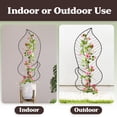 thumbnail image 5 of Pure Garden 44” Metal Trellis 2-Pack – Indoor/Outdoor Plant Support for Vines, Flowers & Climbing, Black, 5 of 12