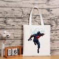 thumbnail image 1 of Bolso de lona periférico de animé Spider-Man de Marvel Hero Miles, bolso de mano creativo personalizado para estudiantes, bolso de hombro de gran capacidad, regalo, 1 of 1