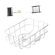 thumbnail image 4 of Cesta para bicicleta, portaequipajes de carga para bicicleta, portabilidad, fácil montaje, alforjas de aleación de aluminio para ciclismo, cesta para Tornillos blancos, 4 of 8