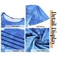 thumbnail image 5 of Fantaslook Women Blouses Dressy Casual Summer Short Sleeve Shirts Crew Neck Pleated Tunic Tops, 5 of 8