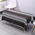thumbnail image 1 of Manta Airooglee, 175 x 130 cm, grande, tejida mexicana, gris, 1 of 5