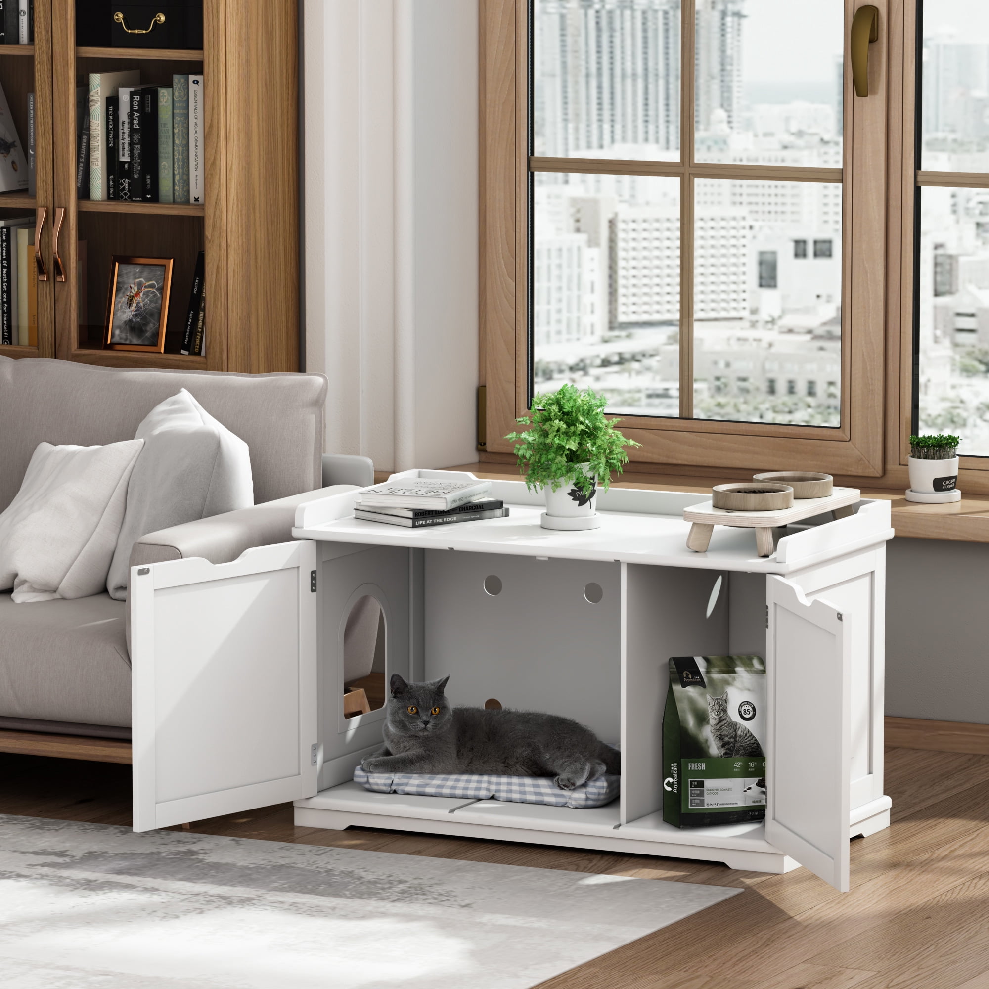 coziwow cat litter box enclosure