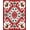 Red, Pattern 3, variant on ODIKA 5x7 Machine Washable Non-Slip Area Rug, Cane Stripe Felting Kit Peppermint Swirl Project High Traffic Rug, Red, 646185
