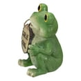 thumbnail image 4 of Northlight 9" Green 'Life is Good' Frog Outdoor Garden Statue, 4 of 5