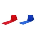 thumbnail image 1 of Colchón infble del colchón de aire de mohada del cojín trasero de tumbona del campamento de 2 piezas Macarena Silla inflable del amortiguador de la playa, 1 of 8