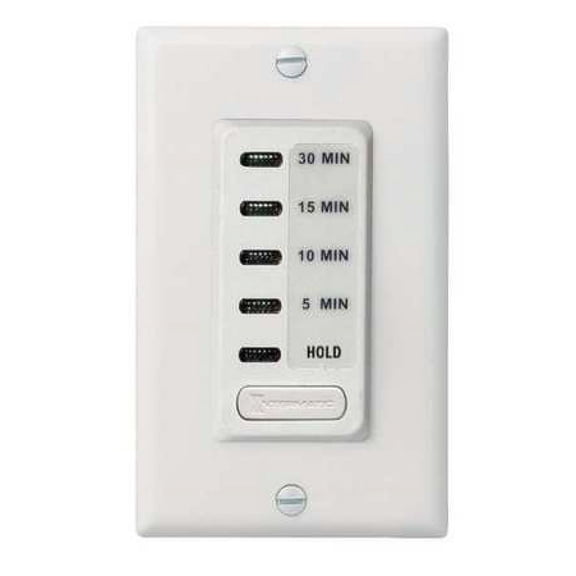Intermatic EI200W Electronic Countdown Timer, 120 VAC, 60 Hz, Preset Times 5,10,15,30 Minute, With Hold, White