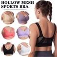 thumbnail image 2 of Hollow Sports Bra for Women Skin-friendly Comfy Underwear for Indoor Exercising, 2 of 5
