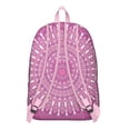 thumbnail image 4 of Boho Pattern Mandala School Backpack for Women, Sacred Ethnic Tribal Canvas Daypack with Symbolic Harmony Design, 4 of 5